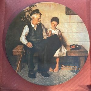 New NormanRockwell The Lighthouse Keepers Daughter Collector Plate-SwankyBarn’79